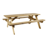 Hereford Rectangular Picnic Bench 8 Seater