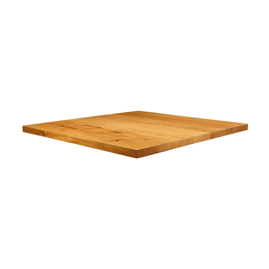 Solid Oak - Natural - 90cm x 90cm