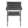 Durawood Armchair Black Back