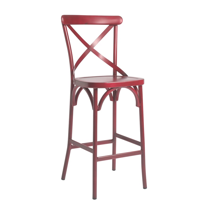 CAF? Bar Stool - Vintage Red