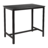 Eko Bar Height Table Rectangular Black Black Base