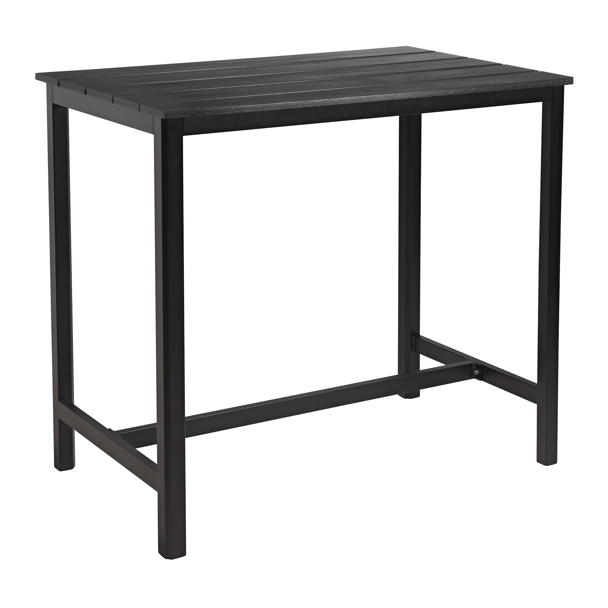 Eko Bar Height Table Rectangular Black Black Base