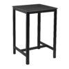 Eko Bar Height Table Square Black Black Base