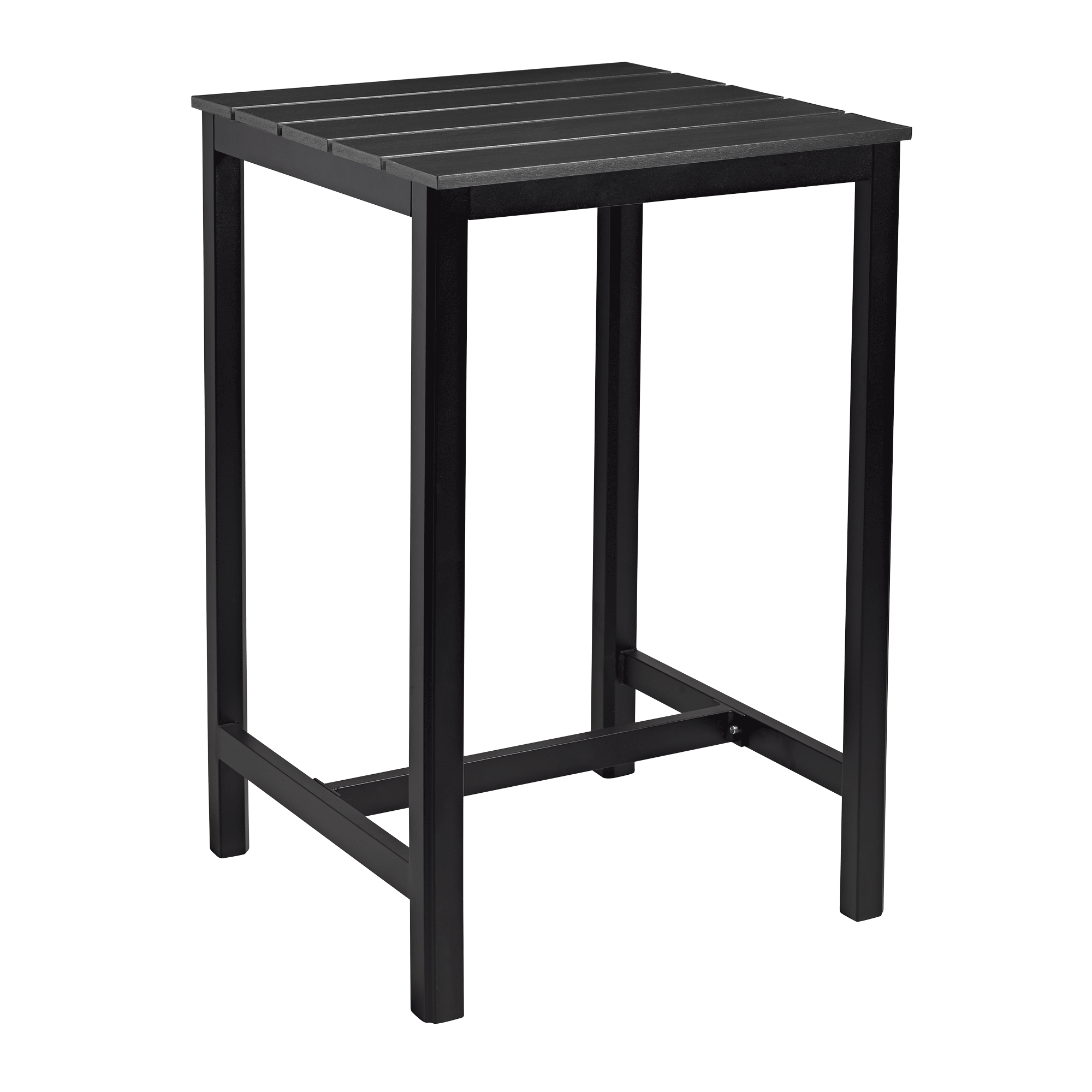 Eko Bar Height Table Square Black Black Base