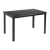 Eko Dining Height Table Rectangular Black Black Base
