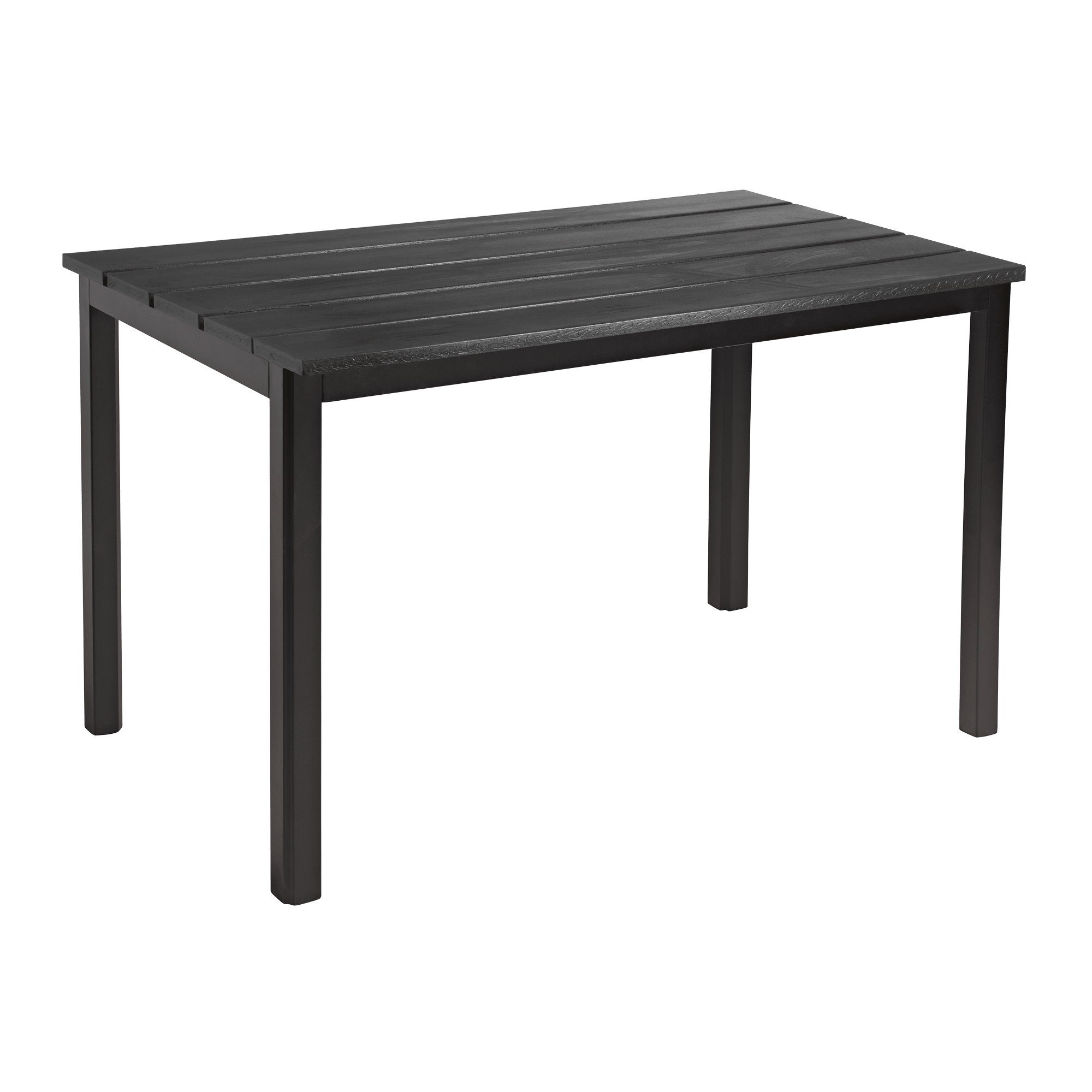 Eko Dining Height Table Rectangular Black Black Base