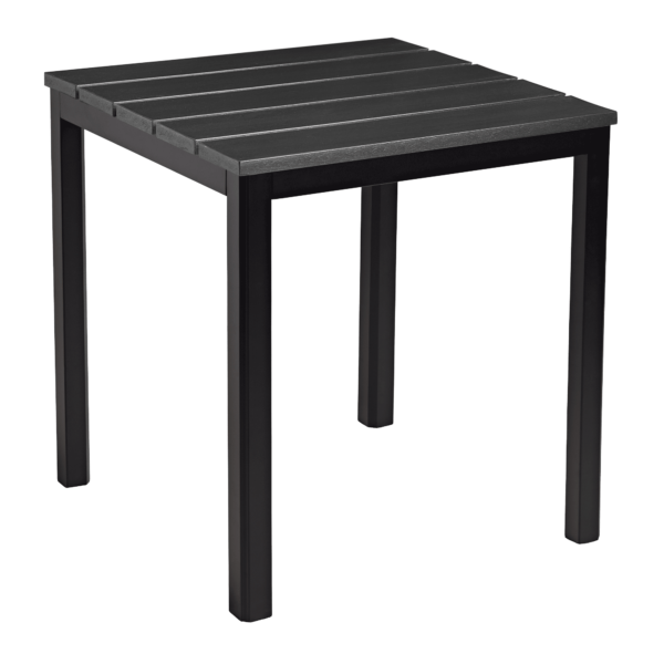 Eko Dining Height Table Square Black Black Base