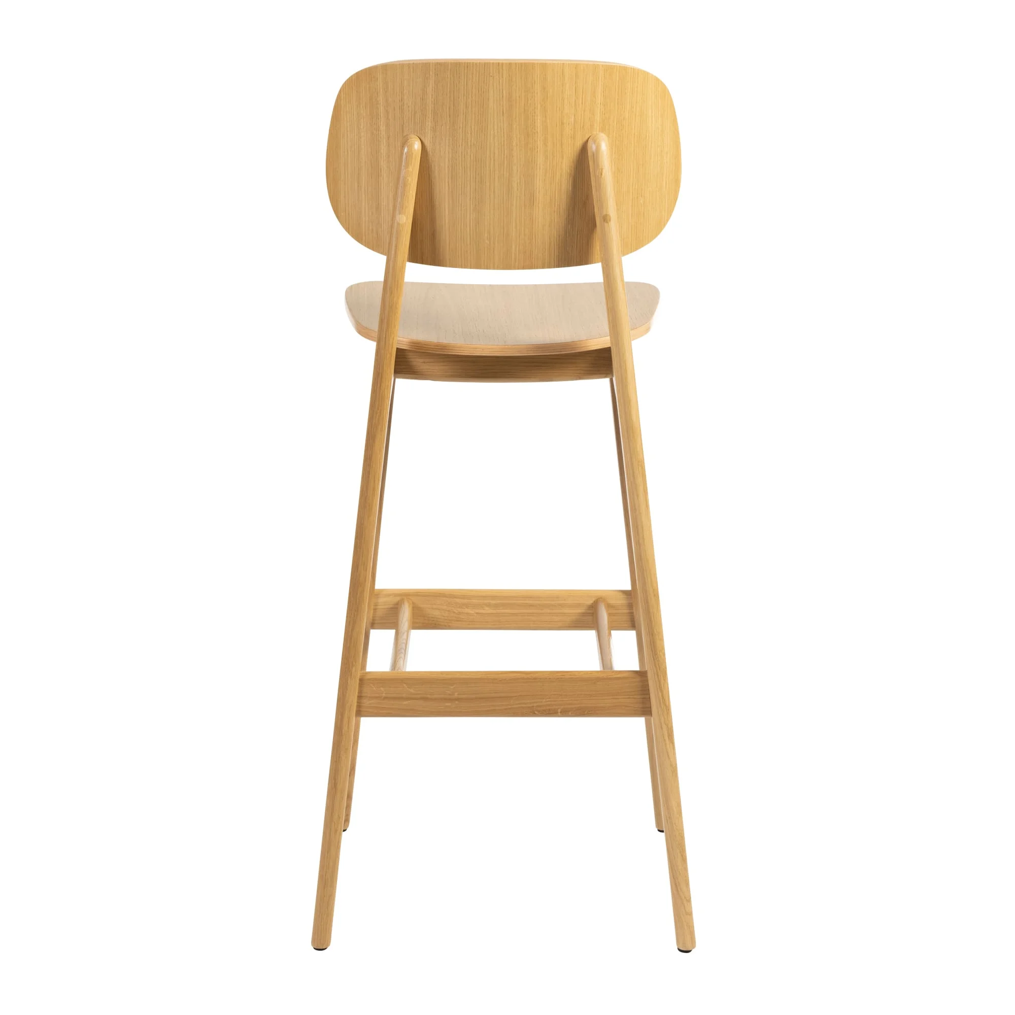 Relish Bar Stool Natural Oak Back