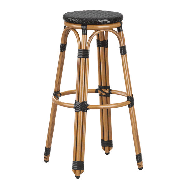 Time Bar Stool Black