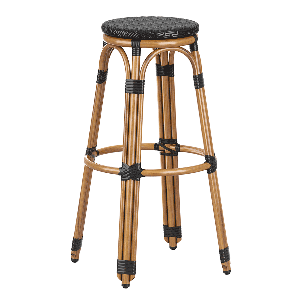Time Bar Stool Black