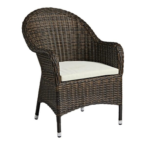 CLOVA Armchair - Brown weave