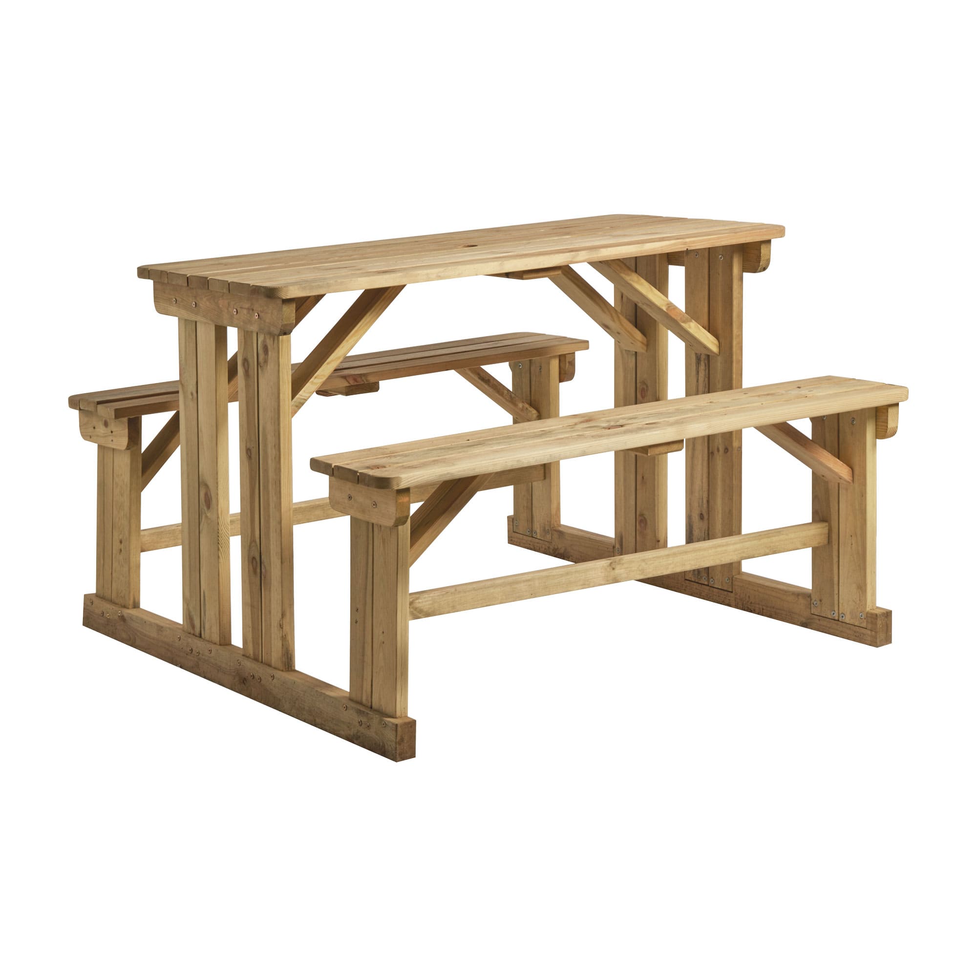 Walk in Bar Height Picnic Bench 8 Seater