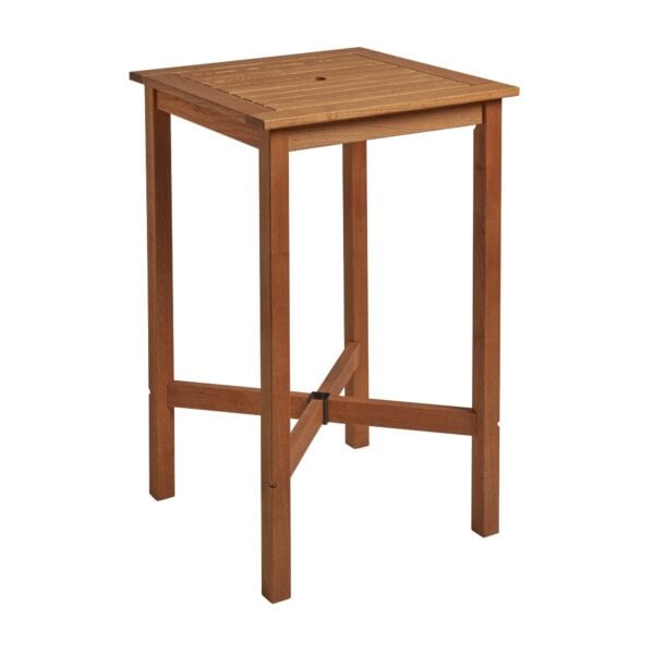 MORE Square Bar Height Table - Robinia Wood