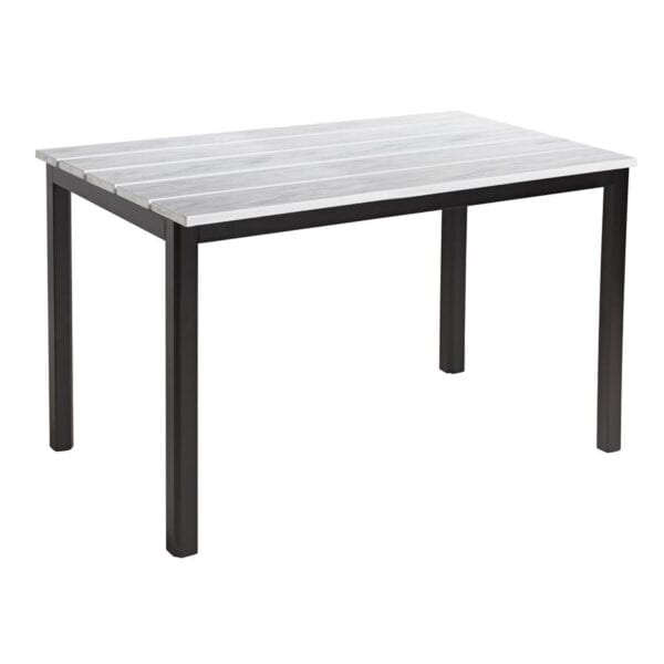 EKO Rectangular Dining Table -  Whitewash