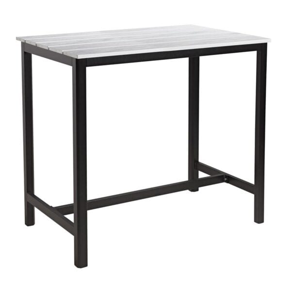EKO Rectangular Poseur Table - Whitewash