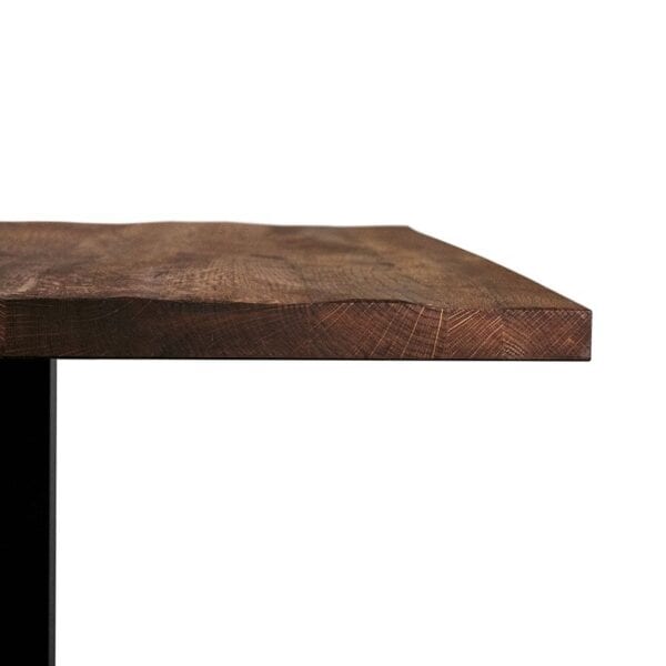 Rustic Solid Oak Table Top Smoked Zap Trading