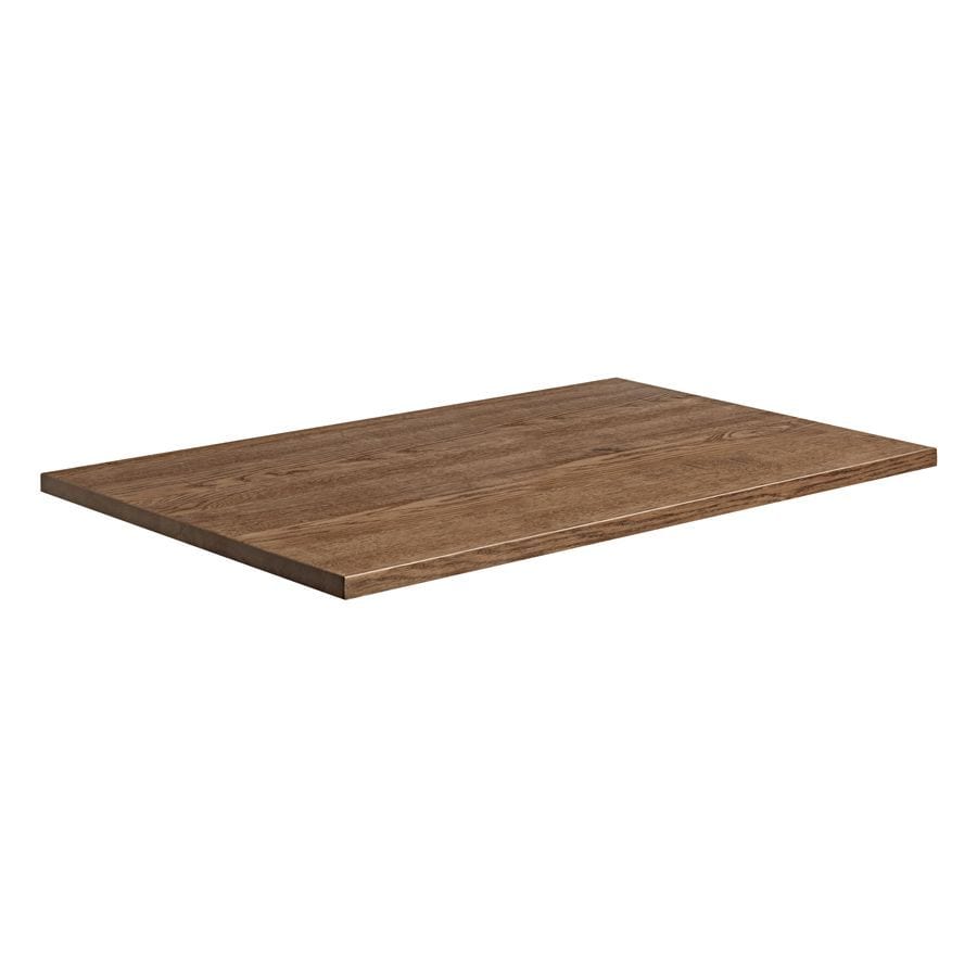 Rustic Solid Oak Table Top - Smoked - 120 x 70cm
