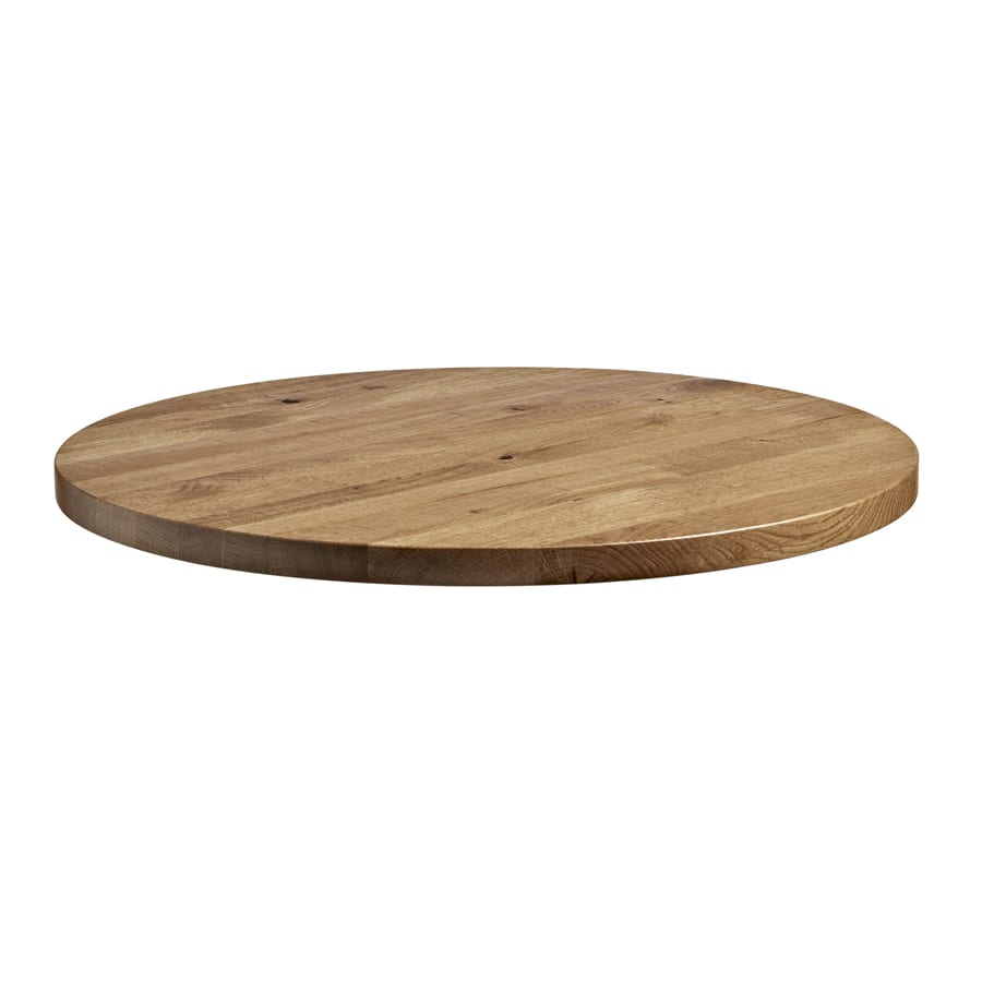 Rustic Solid Oak Table Top Rustic Antique 60cm dia ZA.15131231T