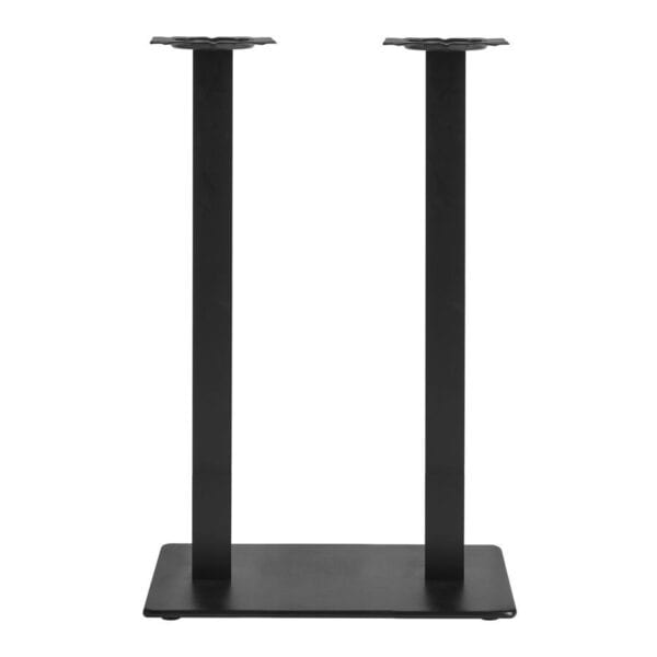 ANZIO Table Base - Black Large Rectangle - Bar Height