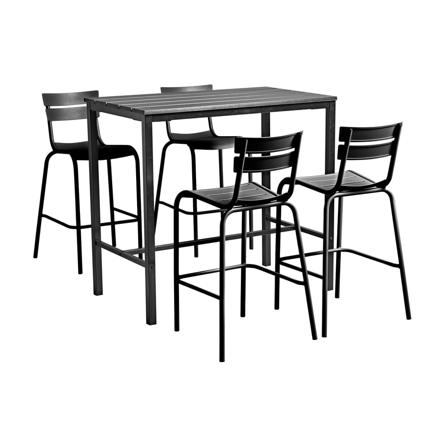 MARLOW Black Bar Height Set