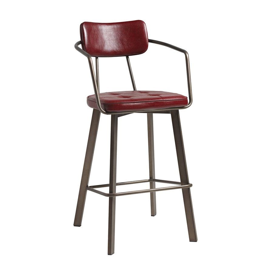 AUZET Bar Stool - Old Anvil - Vintage Red