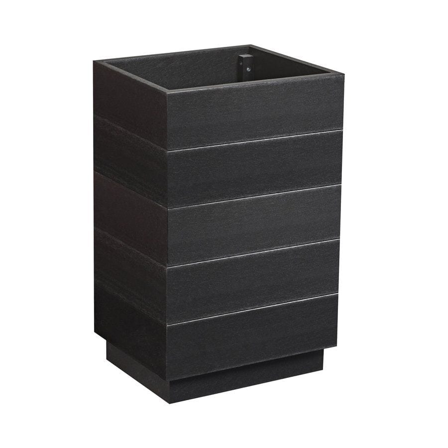 EKO Planter - Black - Height: 45cm Width: 75cm Depth: 35cm