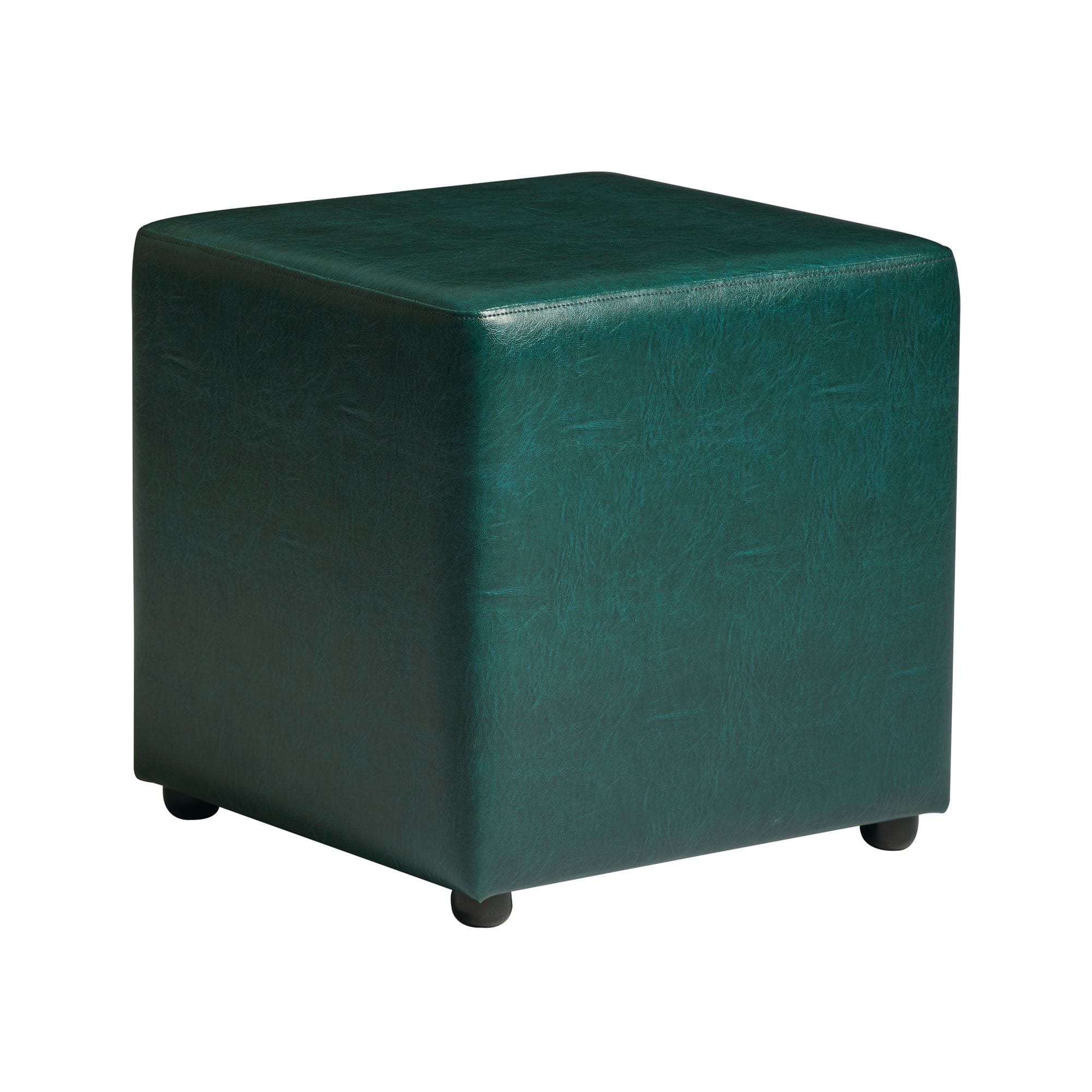 Austin Cube Stool - Vintage Teal