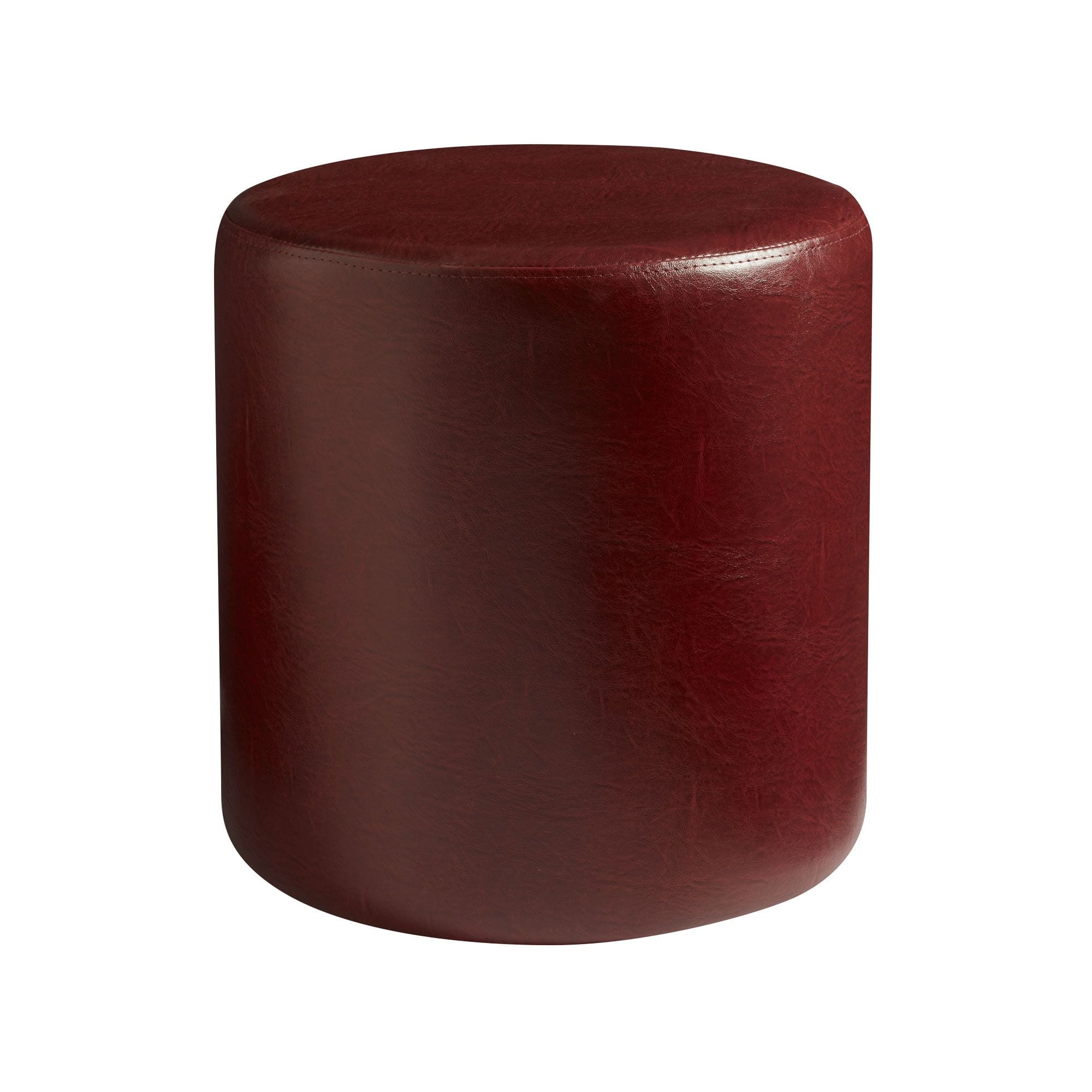 Austin Round Stool - Vintage Red