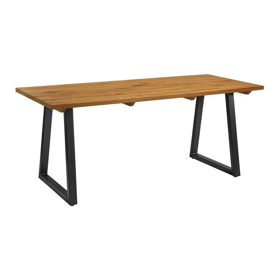 HARDWICK 'A' Dining Table - Clear - Character Oak - 180cm x 75cm