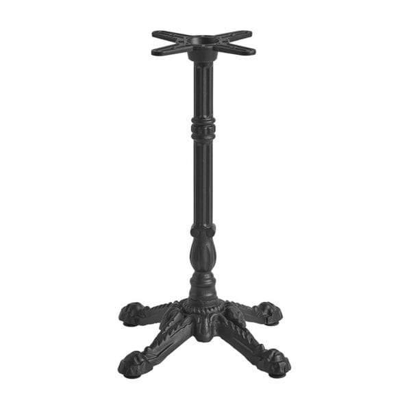 NEVADA - 4 Toe Table Base - Black Aluminium