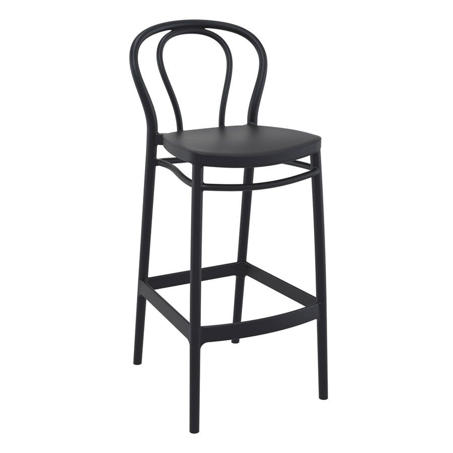 VICTOR Bar Stool 75 - Black