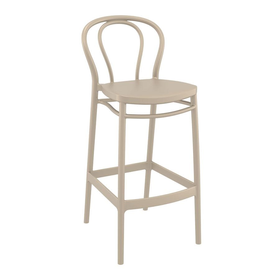 VICTOR Bar Stool 75 - Taupe