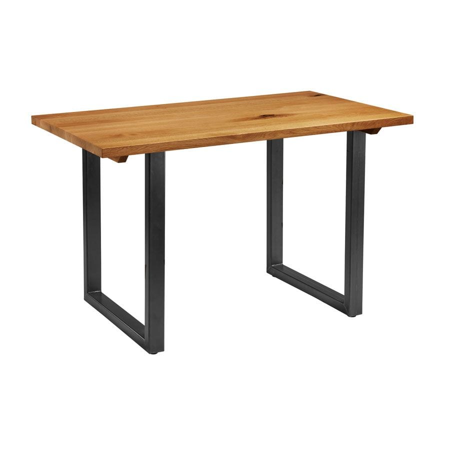 WENTWORTH 'Loop' Dining Table - Clear - Character Oak - 120cm x 70cm