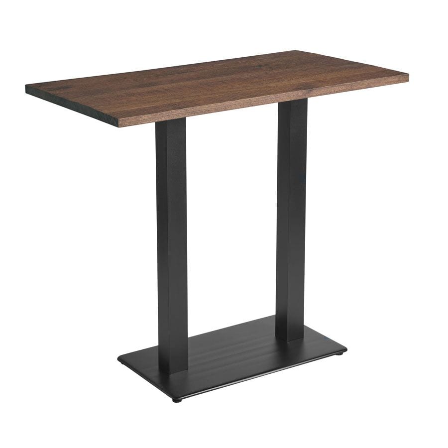 WINDSOR Bar Height Table - Smoked - 120cm x 70cm