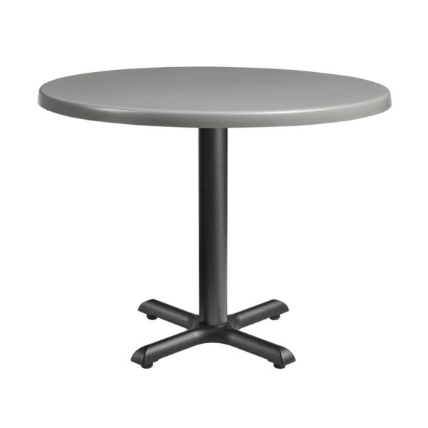 enduratop complete dining flat auto adjust grey round 60cm dia za.3048ct