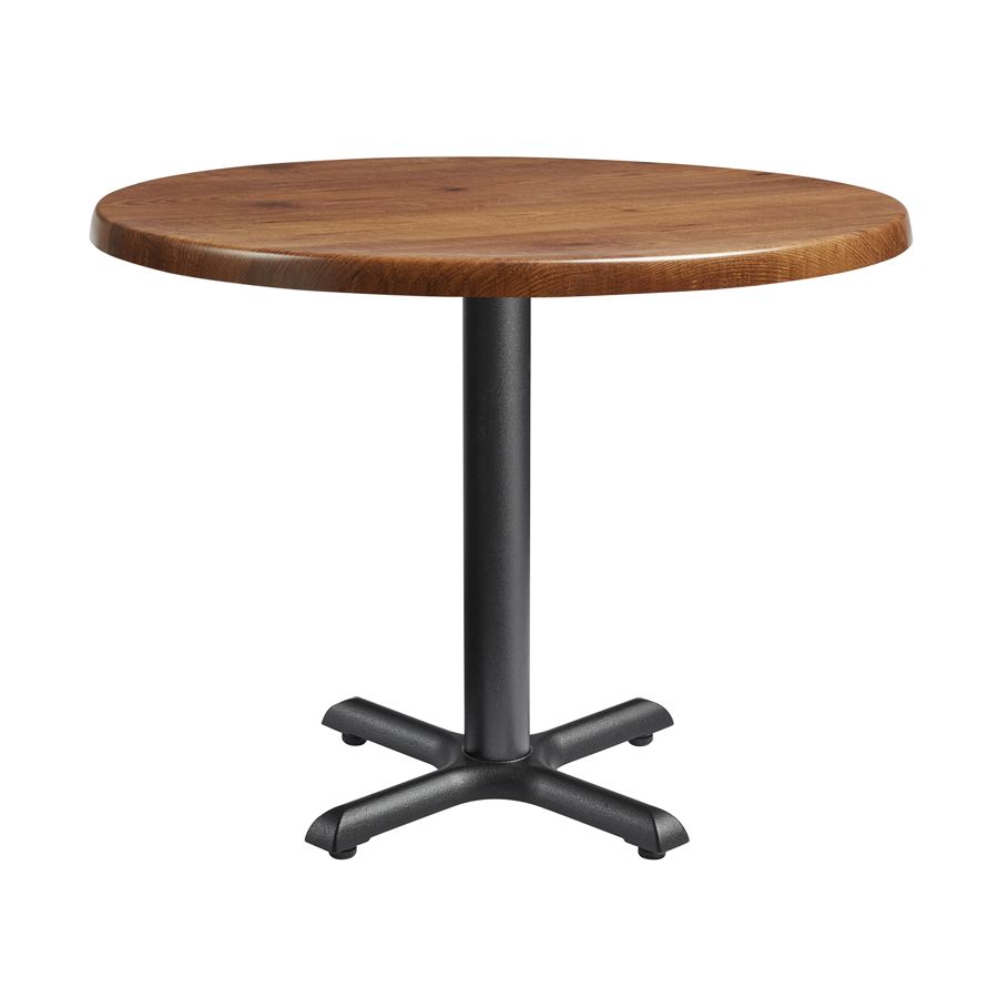 enduratop complete dining flat auto adjust natural wood round 60cm dia za.3052ct
