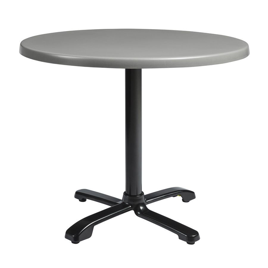 enduratop complete dining flip top flat auto adjust grey round 60cm dia za.3024ct