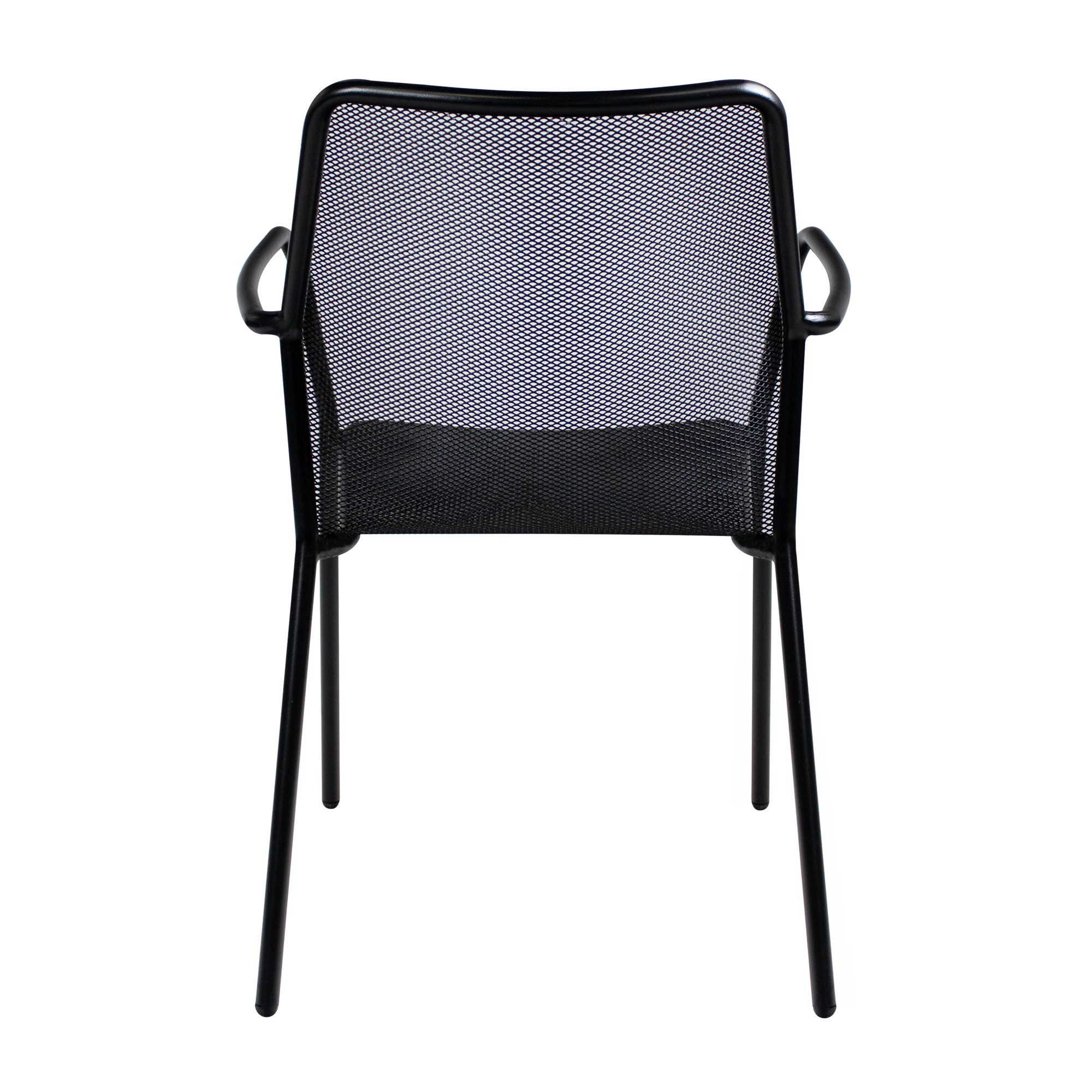 palma armchair black back view za.6693c