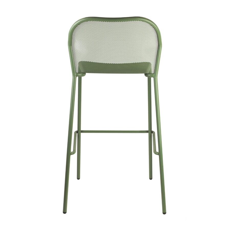 palma bar stool olive green back view za.66933st