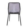 palma side chair black back view za.6694c