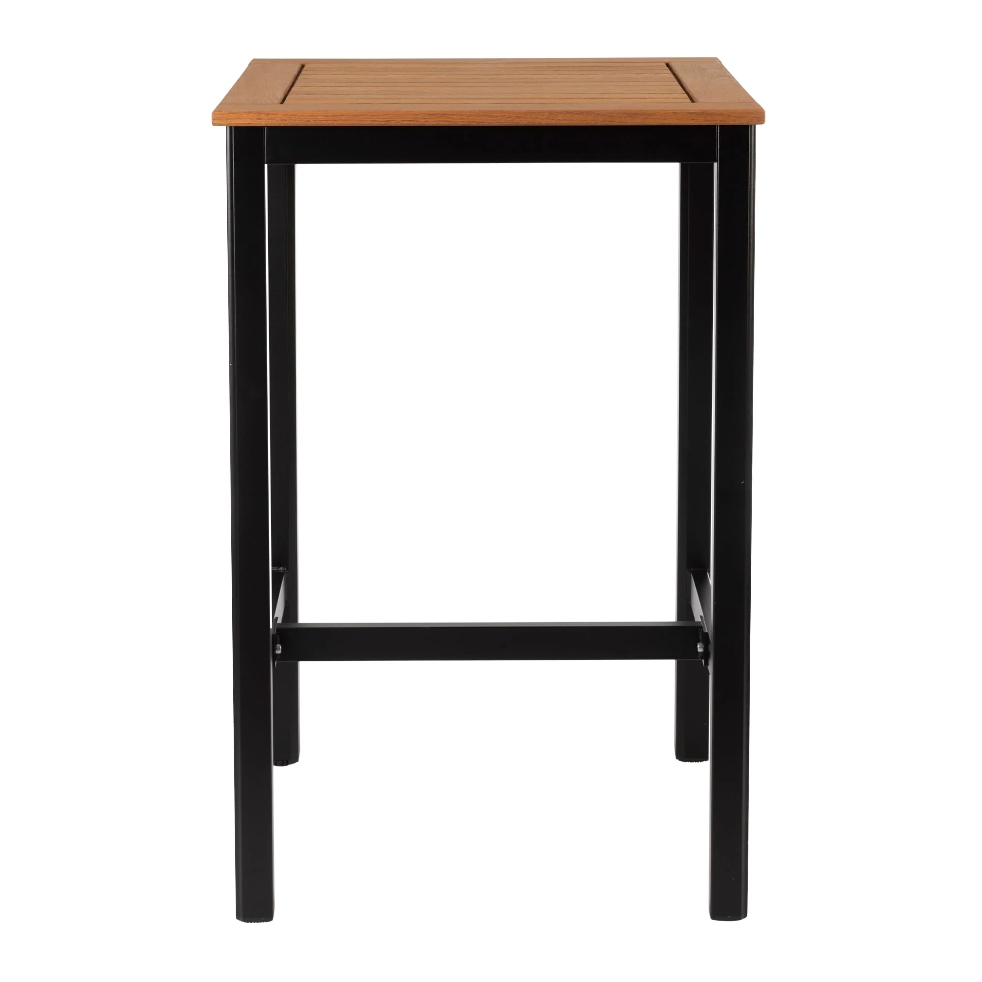 Ice Poseur Height Table Square Tuska Top Black Base Side