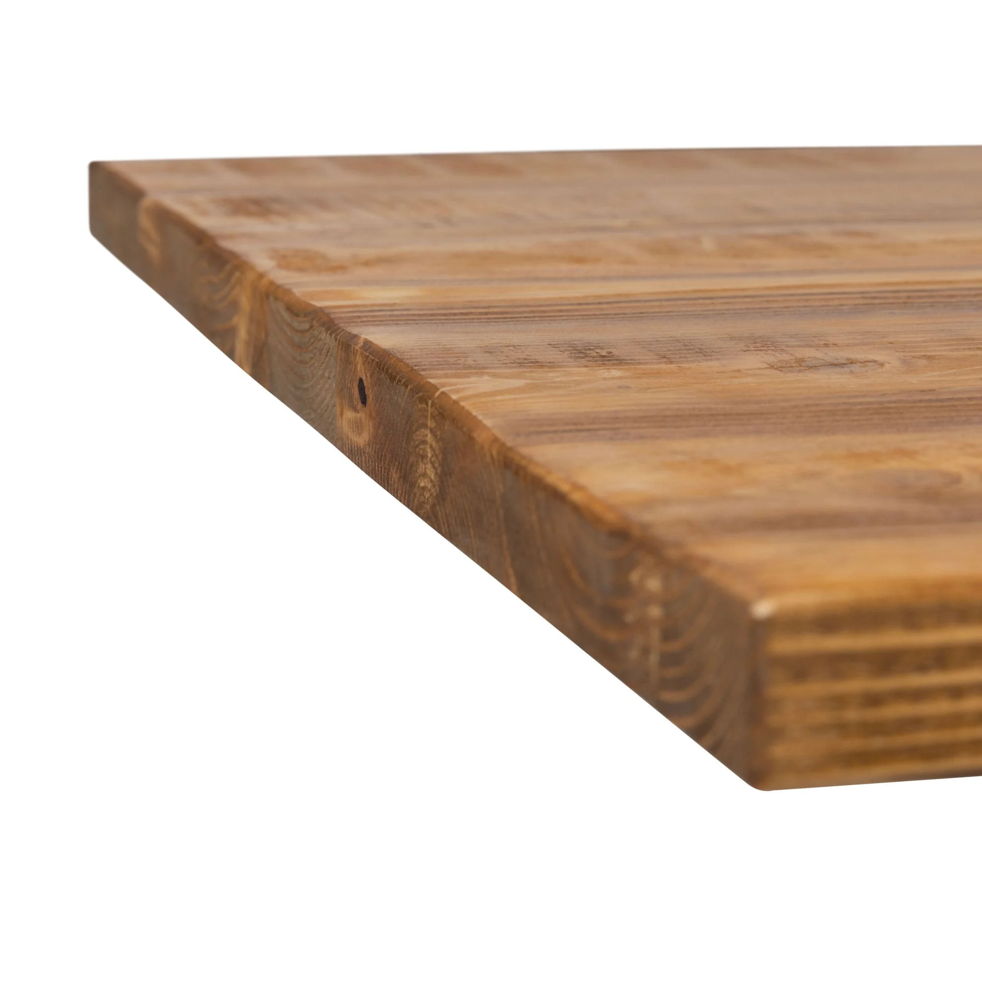 Rustic Pine Solid Wood Table Top Rectangular Detail