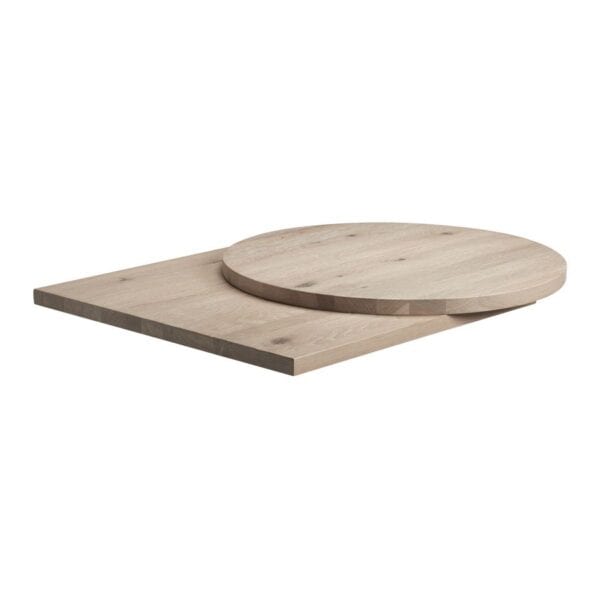 rustic solid oak table top extra white