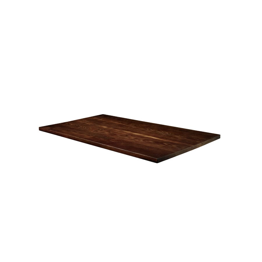 Solid Ash - Dark Walnut - 120cm x 70cm