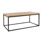Warrington Coffee Table Rectagular Extra White Black Base