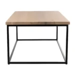 Warrington Coffee Table Rectagular Extra White Black Base Side 1