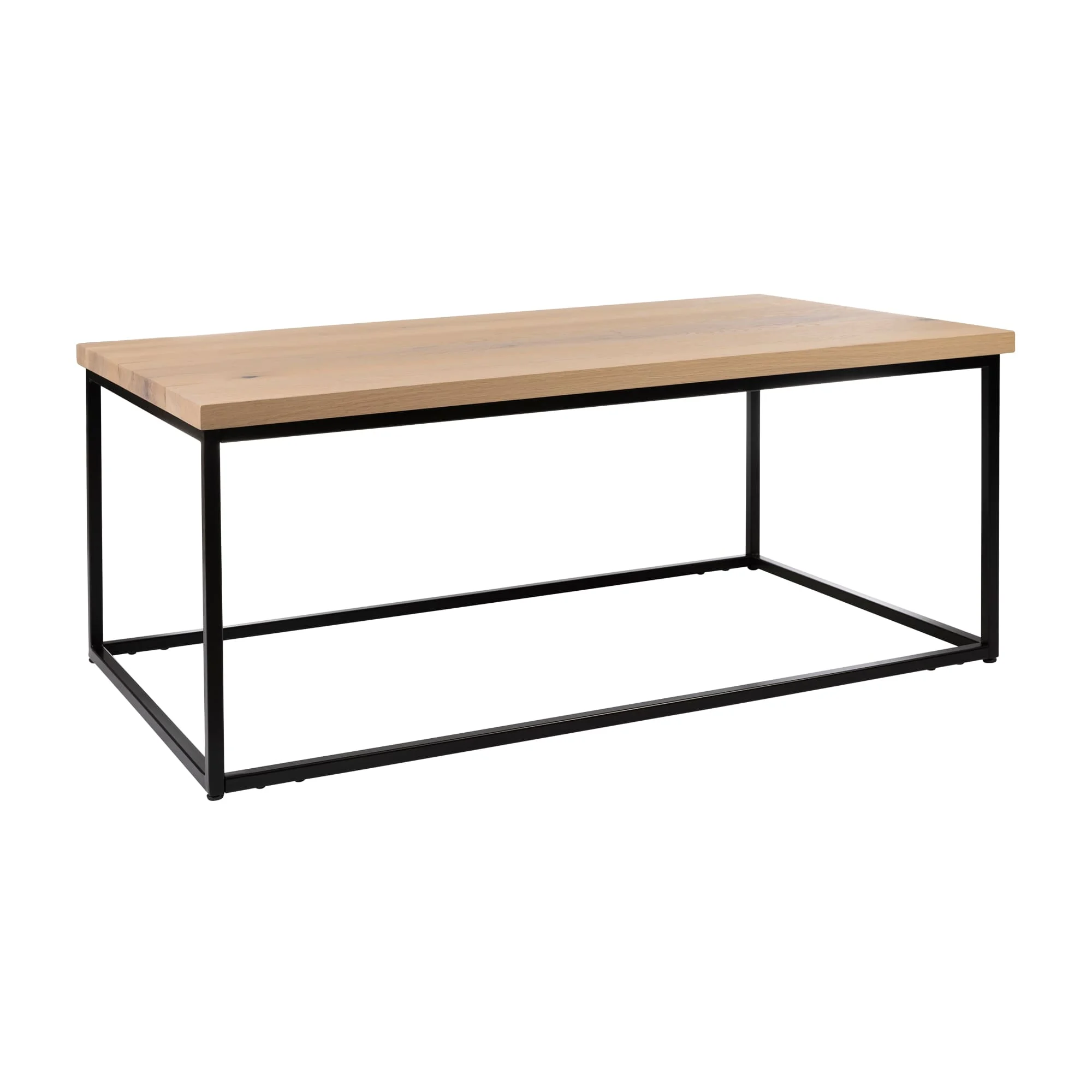 Warrington Coffee Table Rectagular Extra White Black Base