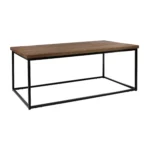 Warrington Coffee Table Rectagular Smoked Black Base