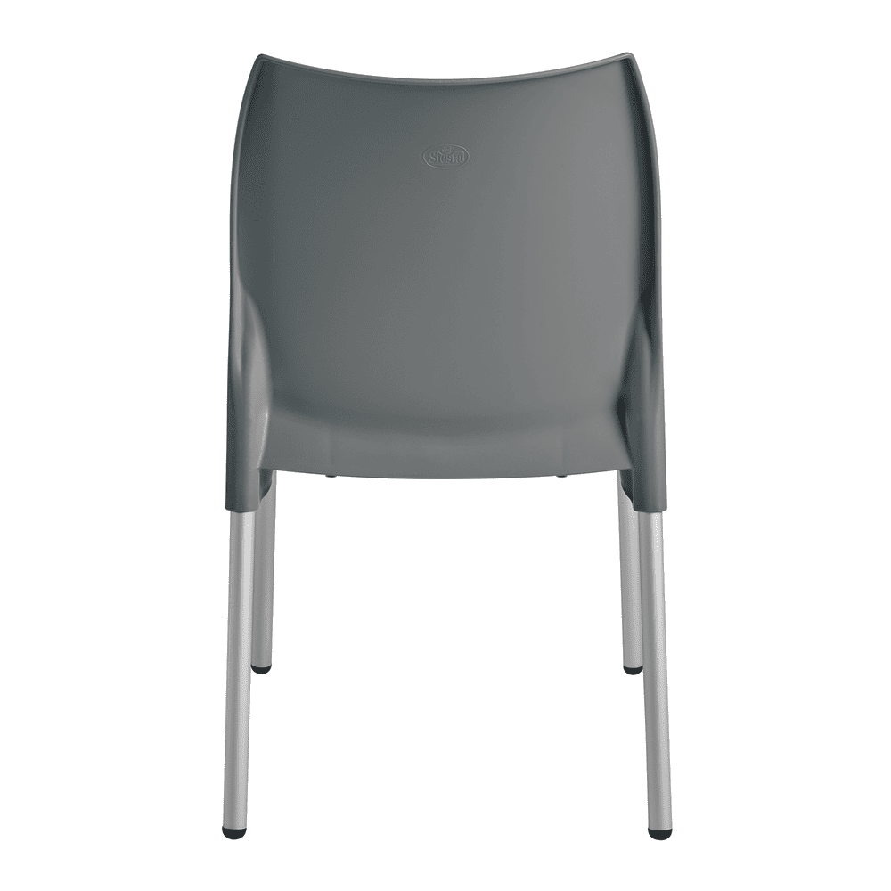 Vita Side Chair Dark Grey Back