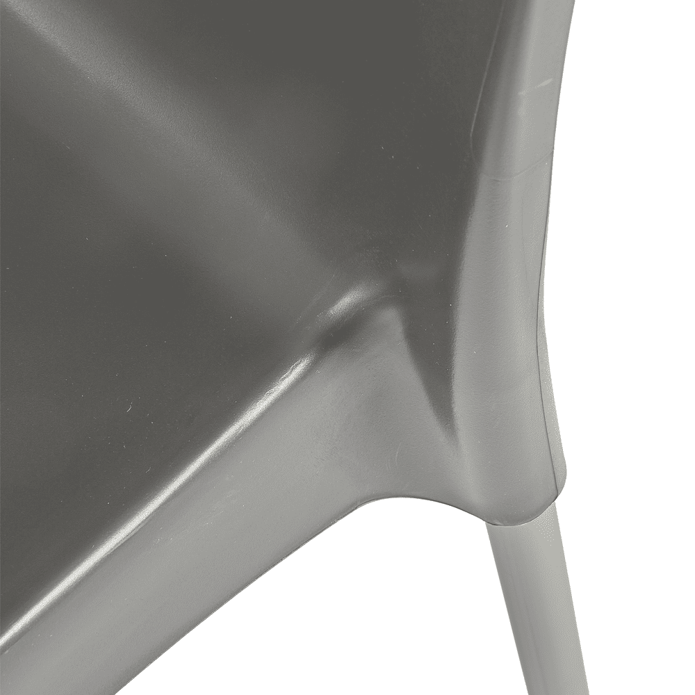 Vita Side Chair Dark Grey Detail